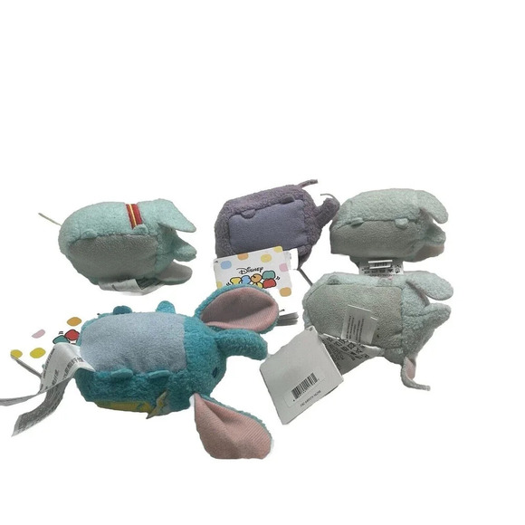 Dumbo Disney Tsum Tsum Plush Lot of 5 Rare Variations - Picture 8 of 16